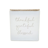 THANKFUL GRATEFUL BLESSED CANDLE