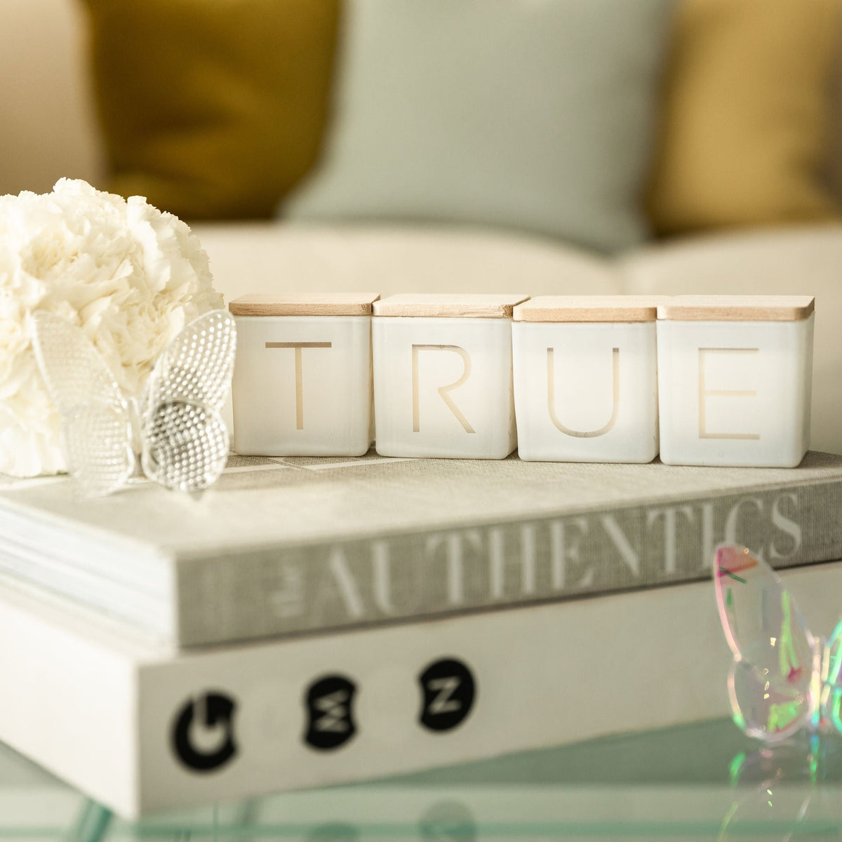 Single Monogram Candle