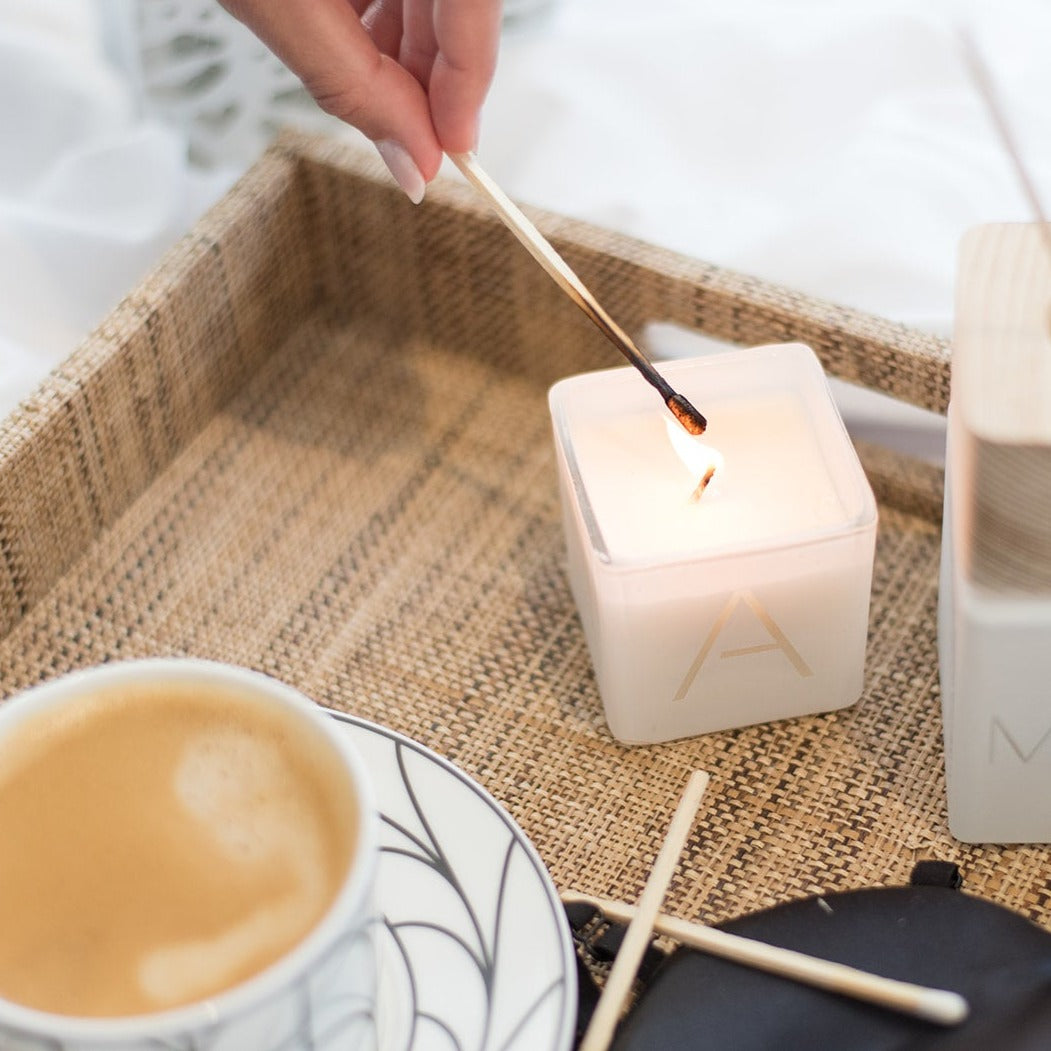 Single Monogram Candle