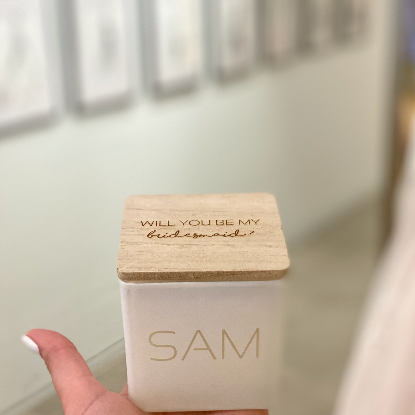 BE MY BRIDESMAID? CANDLE