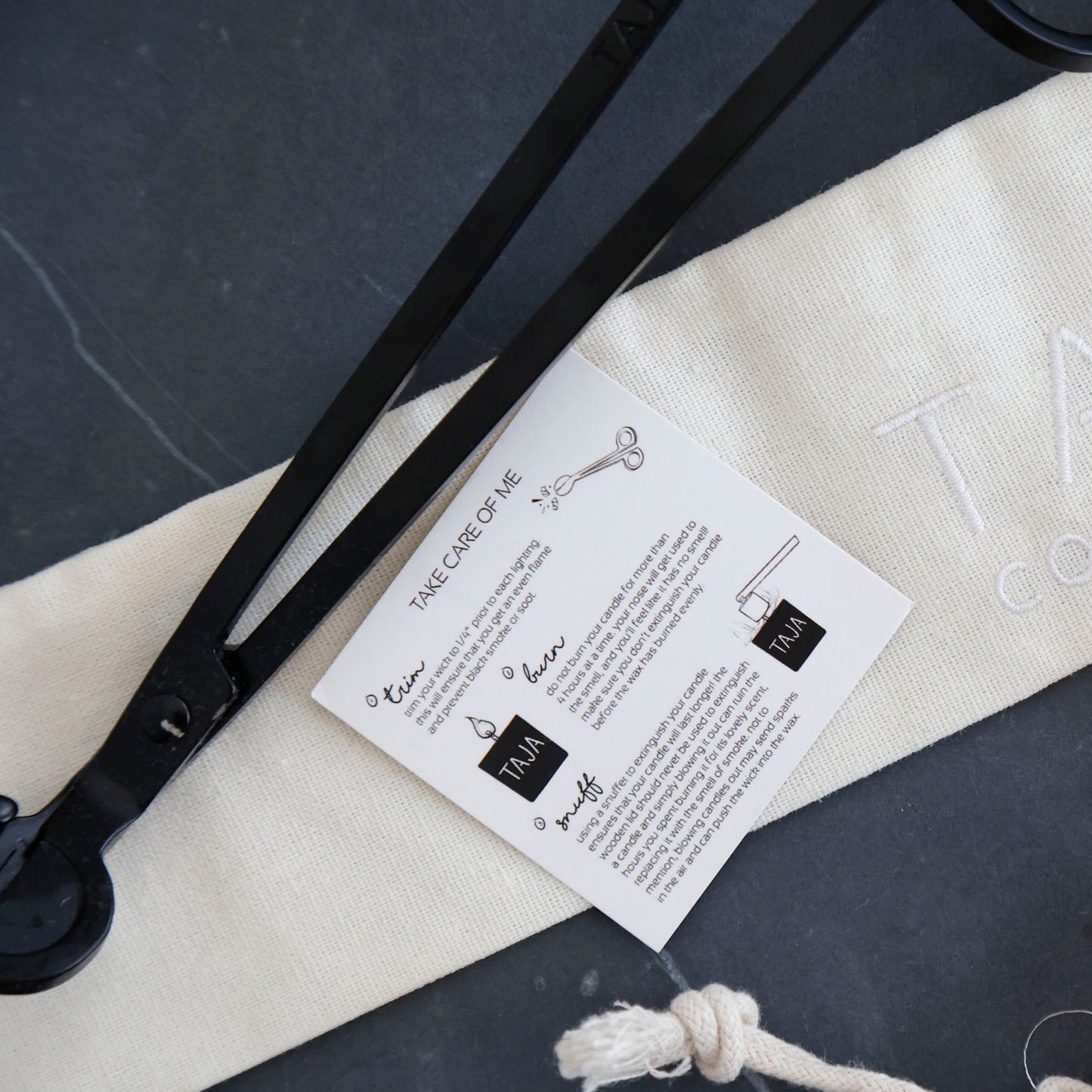 CANDLE SNUFFER + WICK TRIMMER (GIFT SET)