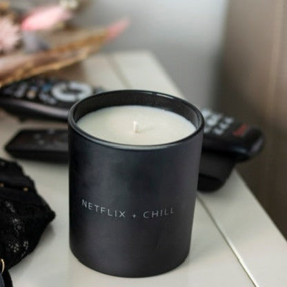 NETFLIX + CHILL CYLINDER CANDLE