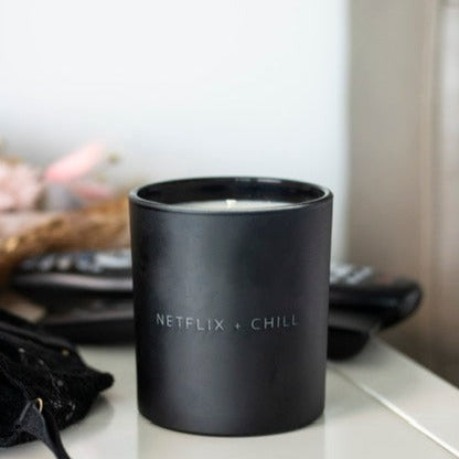 NETFLIX + CHILL CYLINDER CANDLE