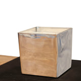 METALLIC SILVER CANDLE