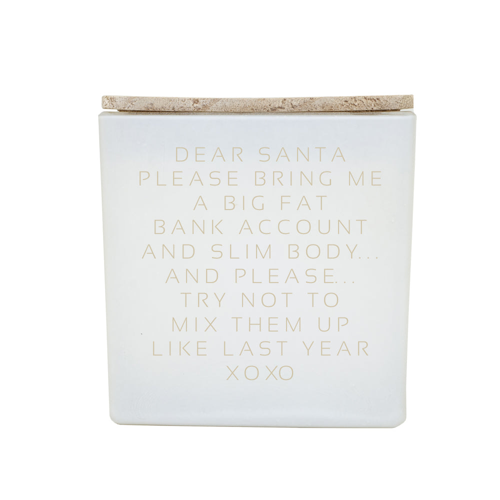 DEAR SANTA CANDLE