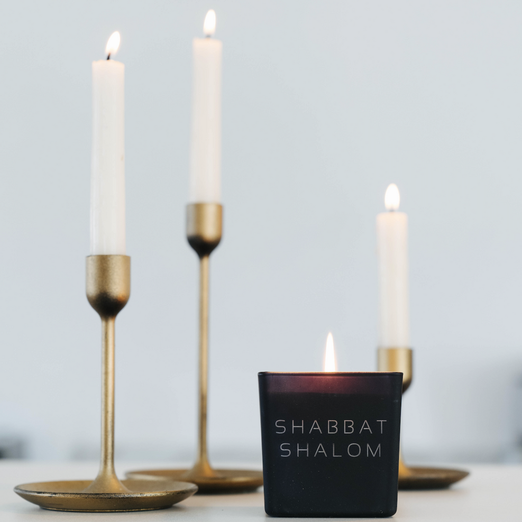 SHABBAT SHALOM CANDLE