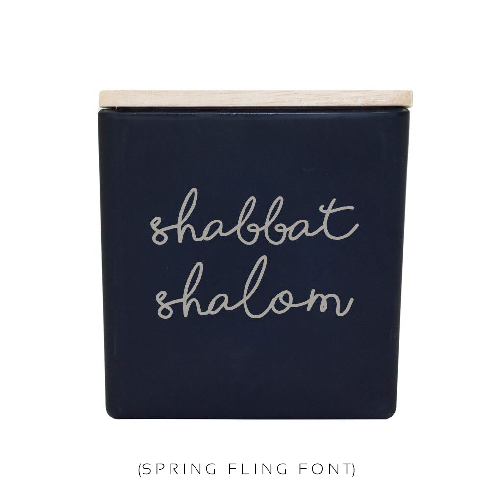 SHABBAT SHALOM CANDLE